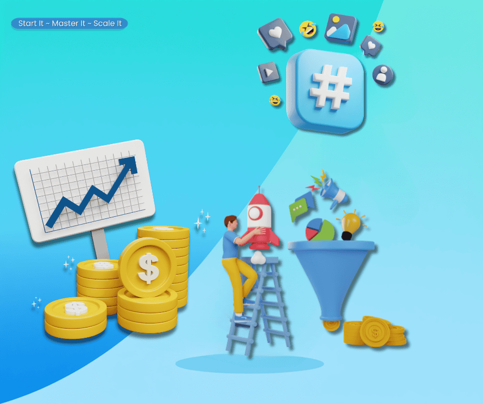 Passive income and digital marketing concept—monetizing content online, make money online, affiliate marketing, mmo essentials