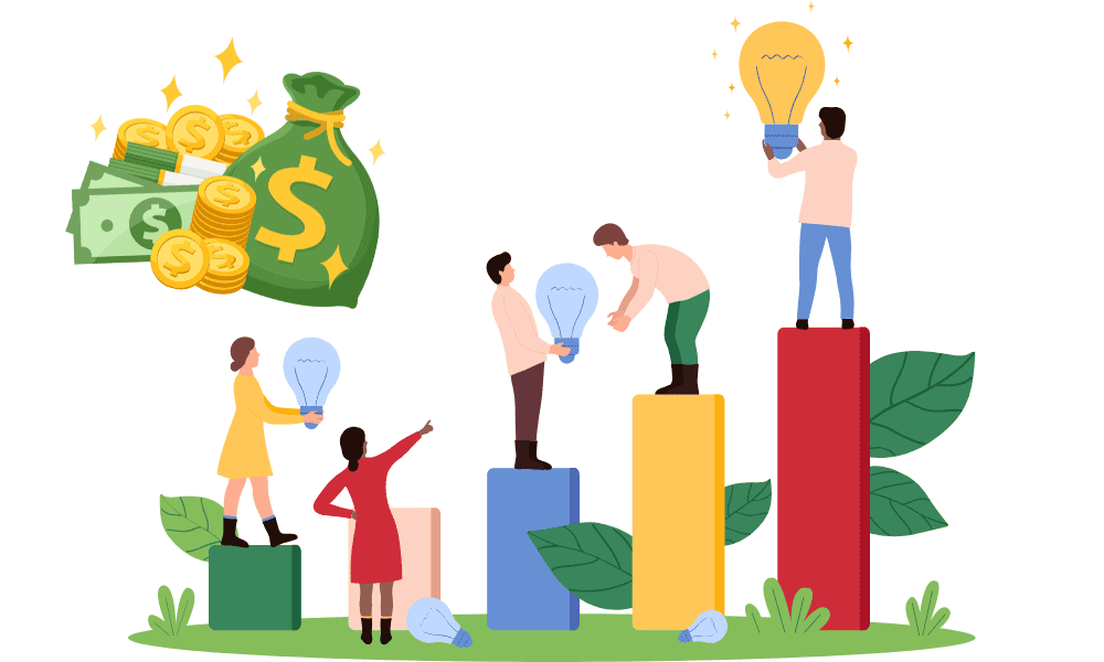 Passive income and digital marketing concept—monetizing content online