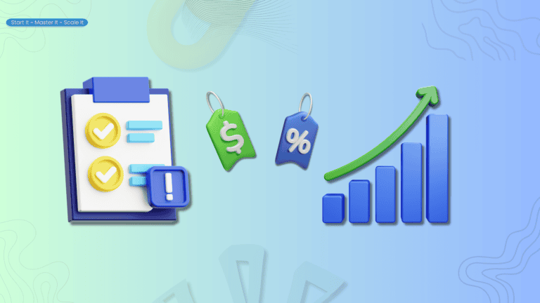 Two price tags side by side, used as the cover image for a guide to high ticket affiliate marketing.