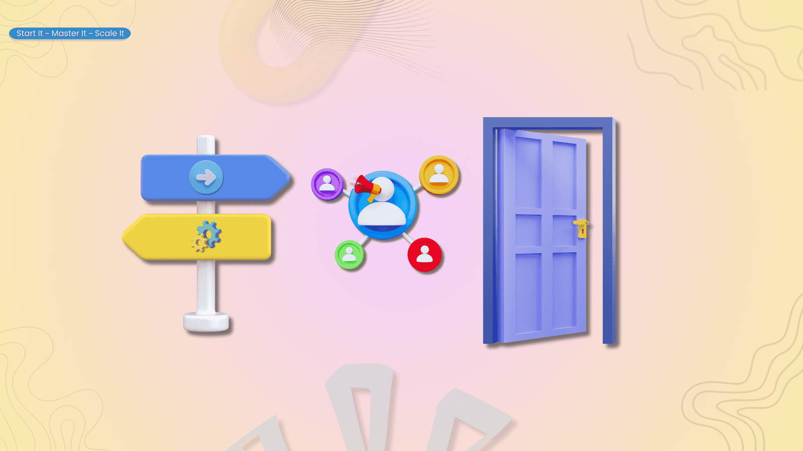 Signpost pointing in several directions, used as the cover image for a guide on choosing your first affiliate program