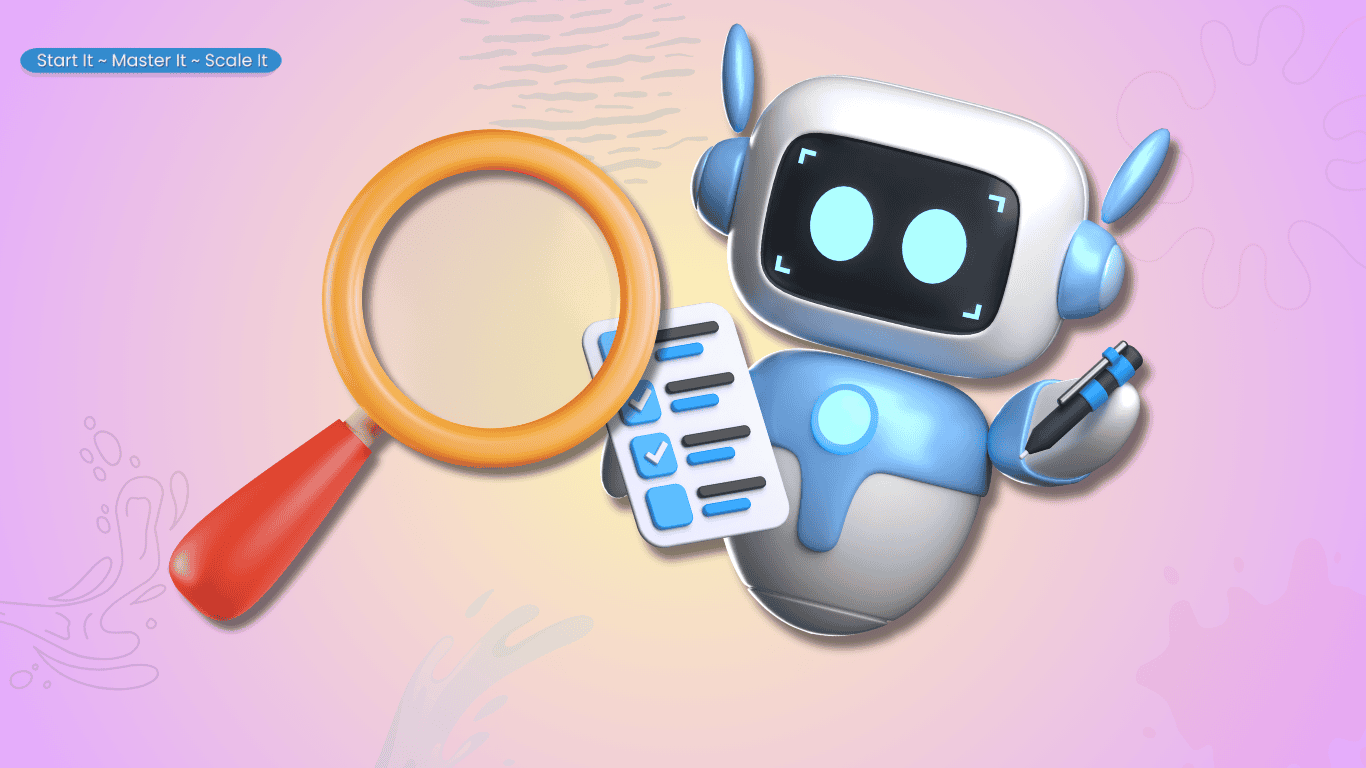 Checklist icon marking the common mistakes people make when using AI tools for business content.
