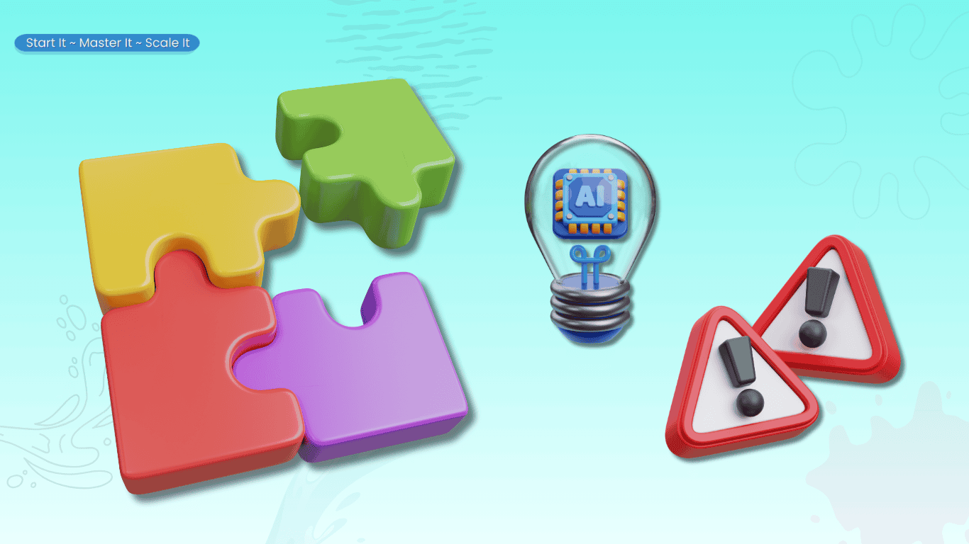 Puzzle piece icon representing how an AI tool fills a gap with whatever fits the pattern.