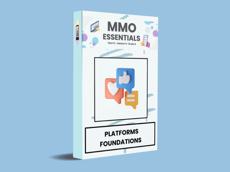 Platform Foundations workbook cover from MMO Essentials for beginners choosing an online content platform.