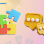 A speech bubble and puzzle piece icon, used as the cover image for a plain answer to what prompt engineering actually is.