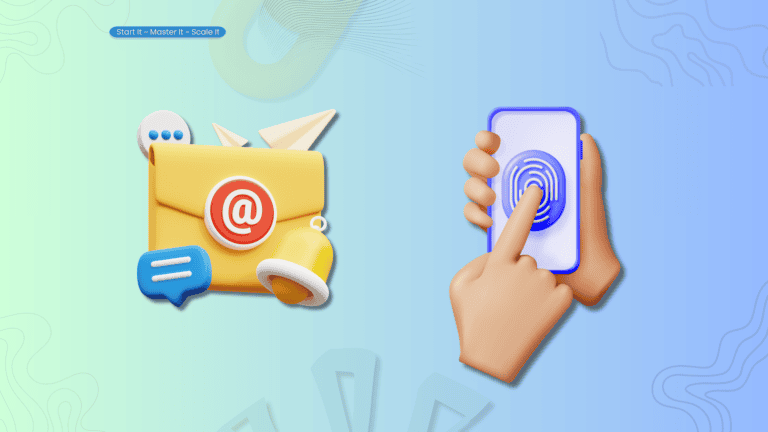 An envelope and a fingerprint icon, used as the cover image for a guide to AI email writing that still sounds like you.
