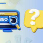 A magnifying glass over a laptop, used as the cover image for an honest answer to whether AI content is bad for SEO