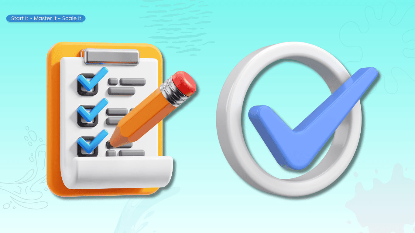 A checklist icon representing common landing page mistakes to avoid.